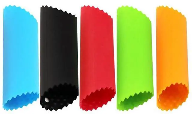 Main image of 5 Pcs Silicone Garlic Peeler Tube, Garlic Peeler Skin Remover Roller - Easy-Use Kitchen Tool for Peeling Garlic