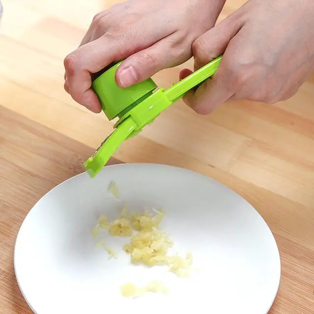 Alt view image 6 of 7 - Multifunction Stainless Steel Pressing Garlic Slicer Cutter Shredder Kitchen To Garlic Slicer