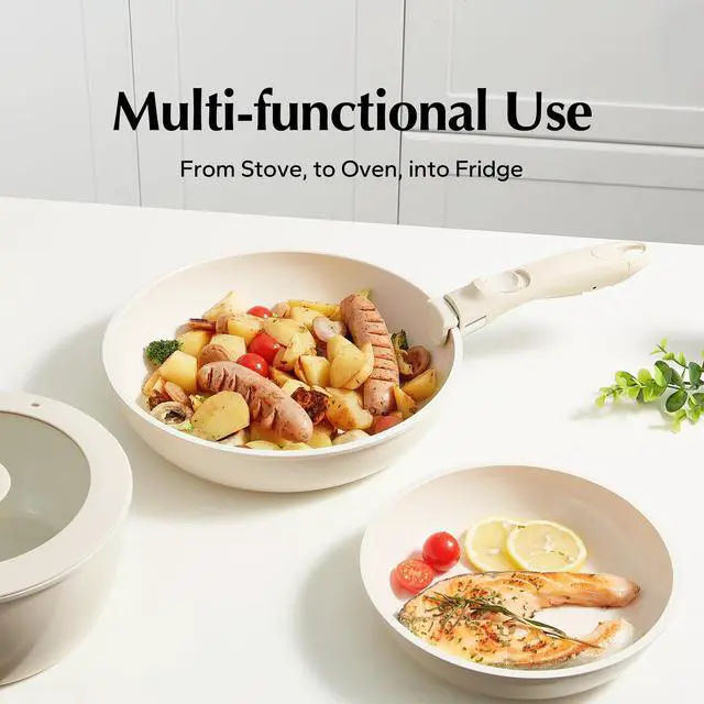 Alt view image 5 of 7 - Removable Handle White - Detachable Handle Cookware Replacement, Universal Cookware Handle, Ideal Replacement for All Cookware