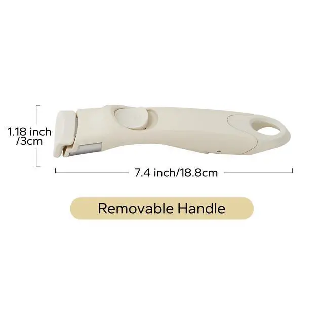Alt view image 7 of 7 - Removable Handle White - Detachable Handle Cookware Replacement, Universal Cookware Handle, Ideal Replacement for All Cookware