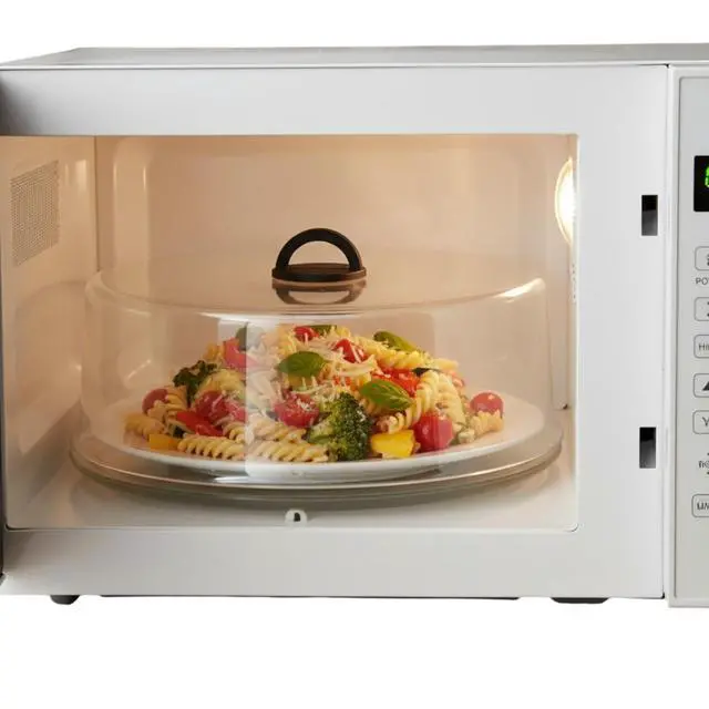 Alt view image 2 of 7 - Tall Microwave Tempered Borosilicate Glass Plate Cover 10 x 4