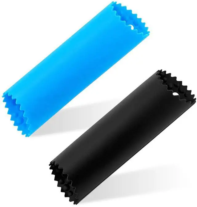 Main image of 2 Pack Garlic Peelers, Silicone Garlic Skin Remover Roller for Home Kitchen Cooking, Black and Blue