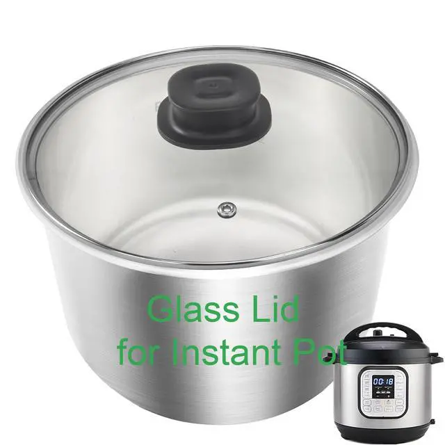 Alt view image 6 of 7 - Lid for Instant Pot 6 QT & 5QT, 9.4IN Glass Pot Cover for Instapot 6 Quart