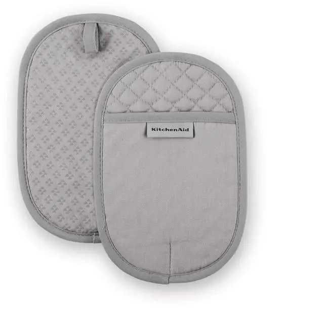 Main image of Asteroid Pot Holder 2-Pack Set, Grey, 6.5"x10"