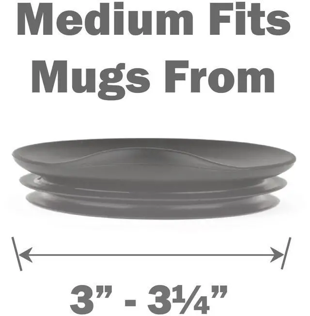 Alt view image 2 of 7 - Reusable, Dishwasher-Safe Silicone Lid for Coffee Cups and Mugs