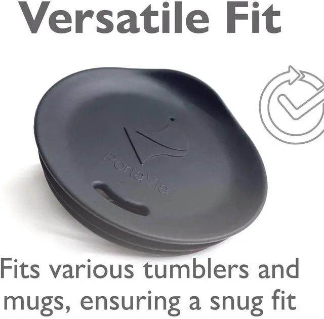 Alt view image 4 of 7 - Reusable, Dishwasher-Safe Silicone Lid for Coffee Cups and Mugs