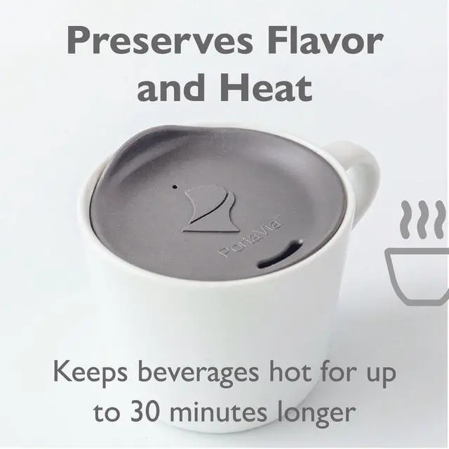 Alt view image 7 of 7 - Reusable, Dishwasher-Safe Silicone Lid for Coffee Cups and Mugs