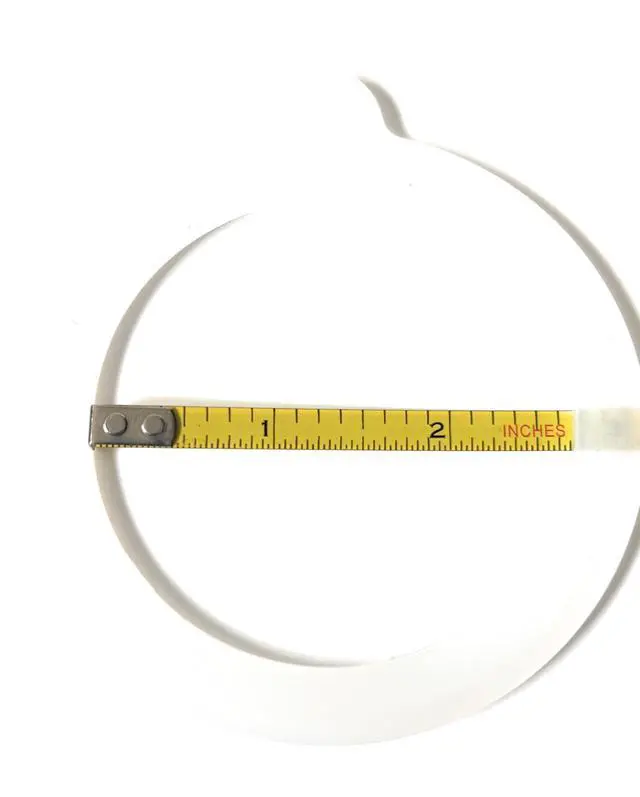 Alt view image 2 of 7 - Silicone Replacement Gasket Seals, Fits Wide 3.5 inches Canning Jars, Outside Diameter 3.5 x Inside Diameter 2.75-Inches, Set of 4 White