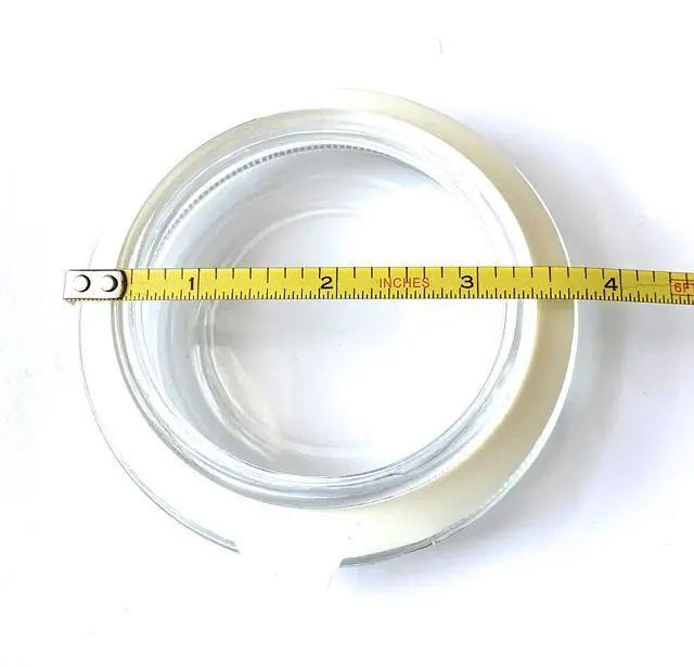 Alt view image 4 of 7 - Silicone Replacement Gasket Seals, Fits Wide 3.5 inches Canning Jars, Outside Diameter 3.5 x Inside Diameter 2.75-Inches, Set of 4 White
