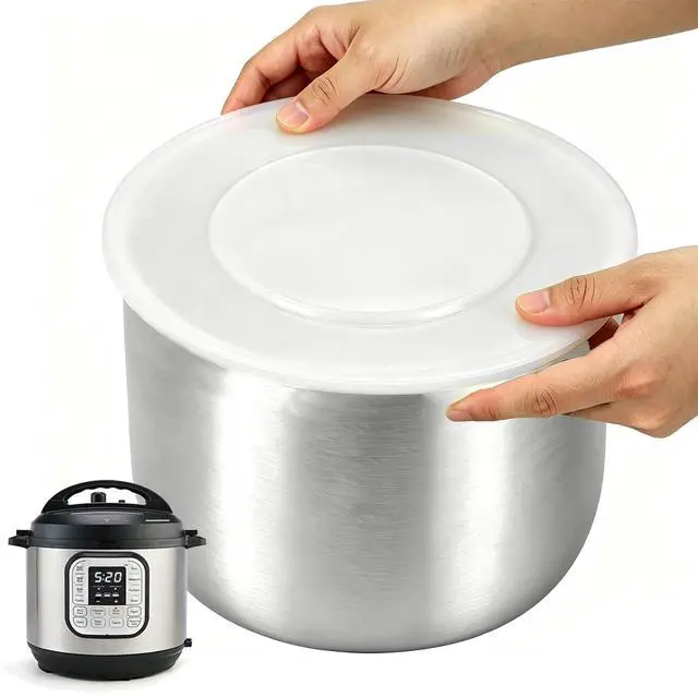 Main image of Silicone Lids for Instant Pot 5 & 6 Qt Inner Pot, 9.8IN Lid Replacement, Reusable Food Grade Premium Pot Cover, Accessories & Parts Insert Lids for Bowl and Food Cover