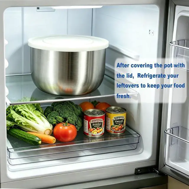 Alt view image 7 of 7 - Silicone Lids for Instant Pot 5 & 6 Qt Inner Pot, 9.8IN Lid Replacement, Reusable Food Grade Premium Pot Cover, Accessories & Parts Insert Lids for Bowl and Food Cover