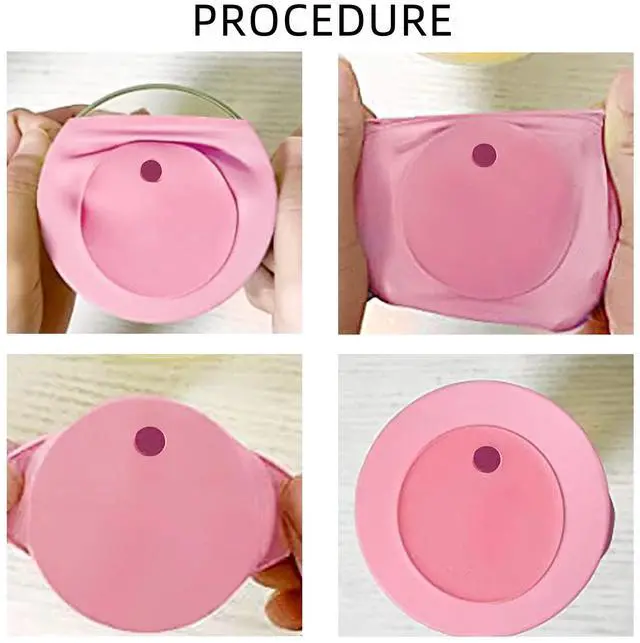Alt view image 6 of 6 - Drink Covers for Alcohol Protection Cup Covers for Drinks Silicone Lids Straw Cover 4 Colors, Gifts for Daughters, College Girls and Women