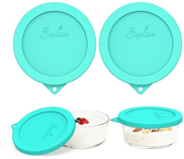 Main image of Replacement Lids Fit Ultimate 1-Quart Yogurt Bowls, Mint, 2 Pack