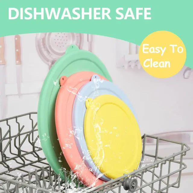 Alt view image 6 of 7 - Silicone Replacement Lids Only Fit for Pyrex 322 1 Quart | 323 1.5 Quart | 325 2.5 Quart | 326 4 Quart Prepware Glass Mixing Bowls, Food Grade, Dishwasher & Microwave Safe (Bowl not included)