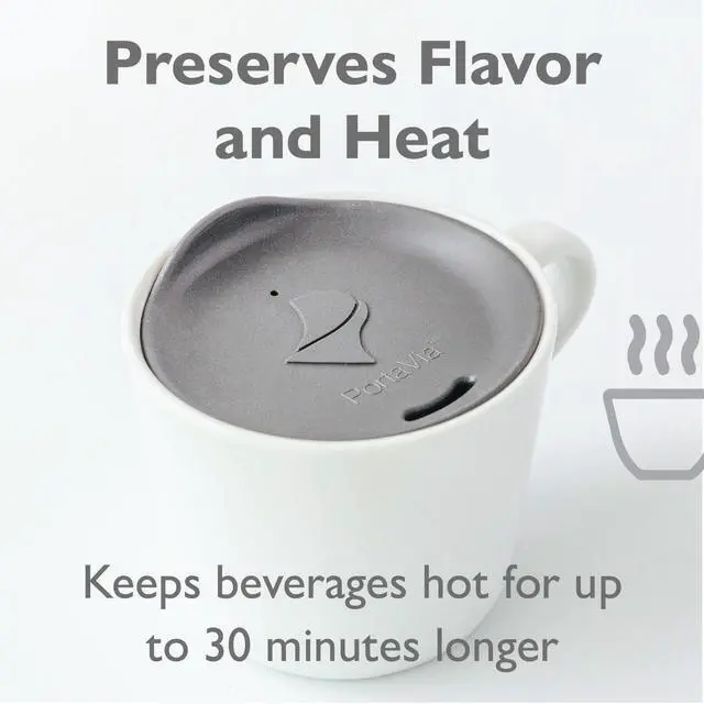 Alt view image 6 of 7 - Reusable, Dishwasher-Safe Silicone Lid for Coffee Cups and Mugs