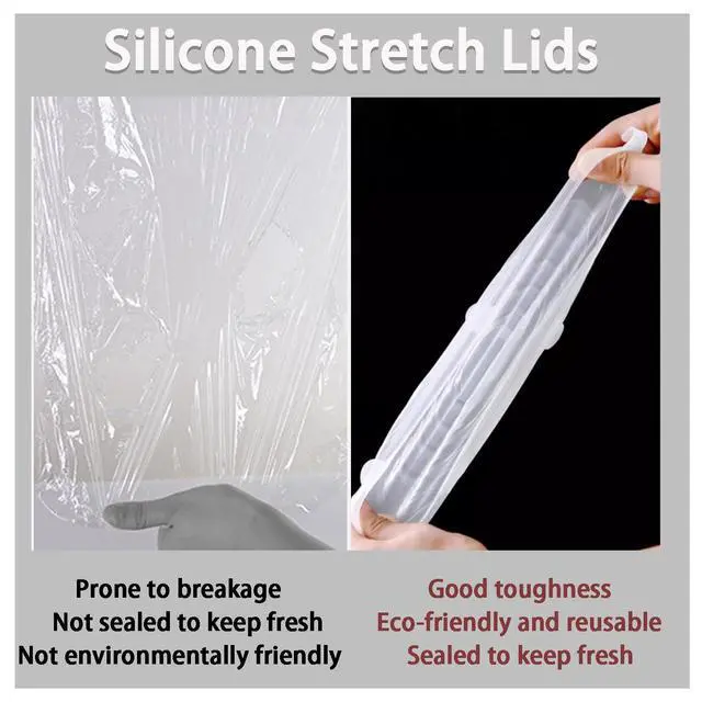 Alt view image 5 of 7 - Silicone Stretch Lids, 6 Pcs, 4.53in