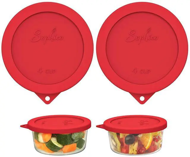 Main image of Cup Silicone Lids Replacement for Pyrex & Anchor Hocking 7201-PC