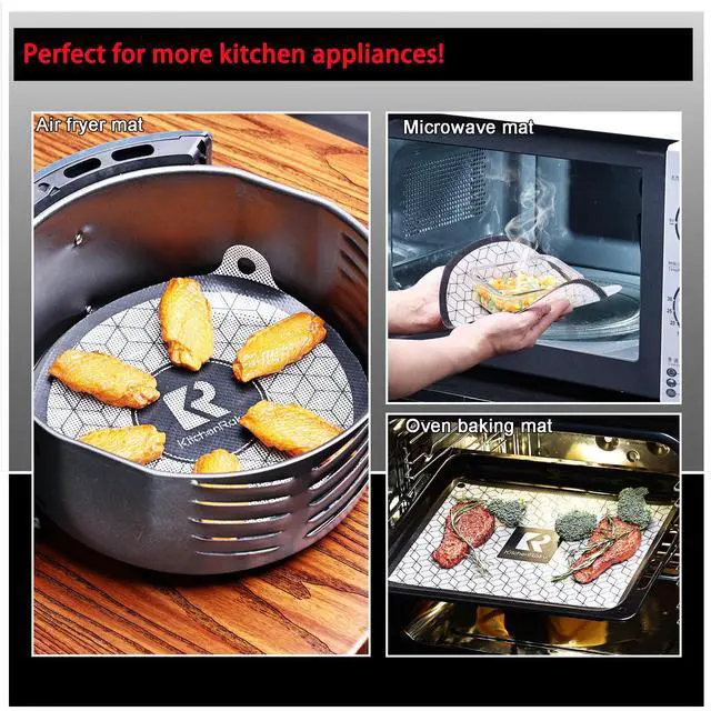 Alt view image 6 of 7 - 5 PCS Silicone Induction Cooktop Protector Cover Mat (Magnetic) | 230°C (450) Heat-Resistant Induction Stove Protector | Multifunctional Silicone Mats (2 * 7.9" & 2 * 9.45 & 1 * 10.2" x13.7"_ White)