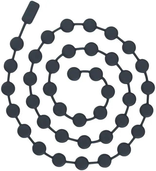 Main image of Inch L Multi-Purpose Silicone Pie Weights Chain and Trivet in Gray EMPV-GIFT03