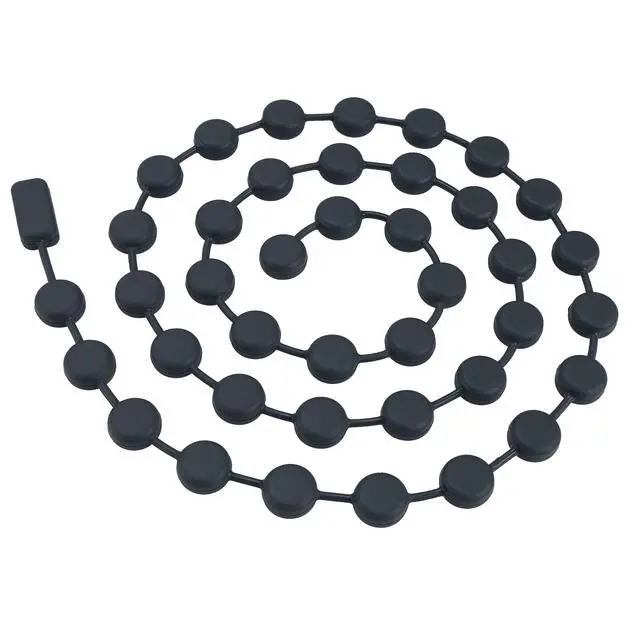 Alt view image 2 of 4 - Inch L Multi-Purpose Silicone Pie Weights Chain and Trivet in Gray EMPV-GIFT03