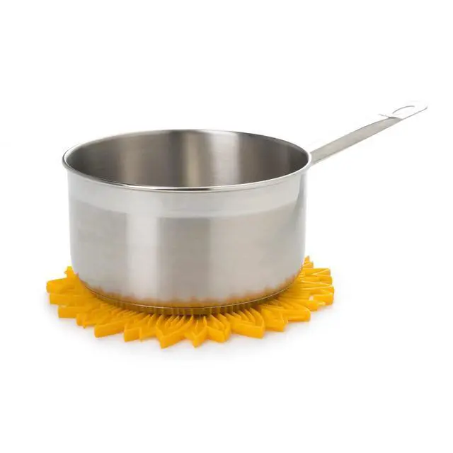 Alt view image 7 of 7 - Silicone Sunflower Trivet, 6-Inch