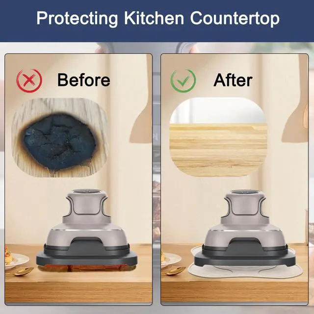 Alt view image 5 of 7 - Air Fryer Trivets Silicone for Ninja Crispi, Hot Pads for Ninja Crispi Airfryer Accessories, Versatile Kitchen Countertop Potholders Suitable for Fondue Mats and Spoon Rests