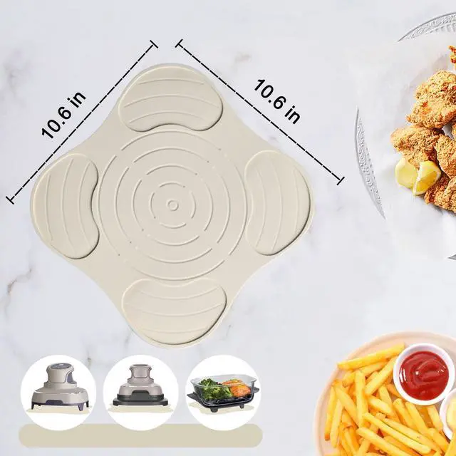 Alt view image 2 of 7 - Air Fryer Trivets Silicone for Ninja Crispi, Hot Pads for Ninja Crispi Airfryer Accessories, Versatile Kitchen Countertop Potholders Suitable for Fondue Mats and Spoon Rests