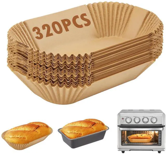 Main image of Loaf Pan Liners,320pcs Bread Pan Liners for Baking 9x5inch,Loaf Pans Parchment Liners,Non-Stick Disposable Parchment Paper for Loaf Pans