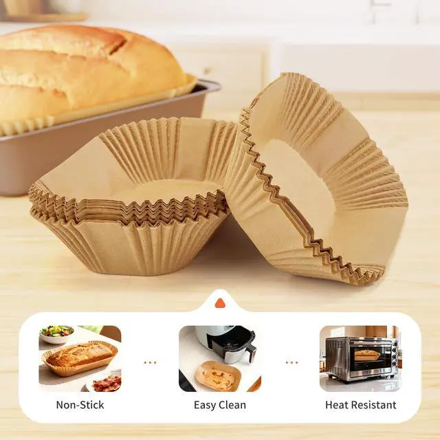 Alt view image 2 of 6 - Loaf Pan Liners,320pcs Bread Pan Liners for Baking 9x5inch,Loaf Pans Parchment Liners,Non-Stick Disposable Parchment Paper for Loaf Pans