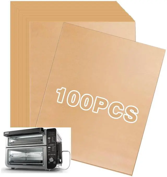 Main image of 100pcs Air Fryer Liners Sheets for Ninja DCT451 12-in-1 Smart Double Oven