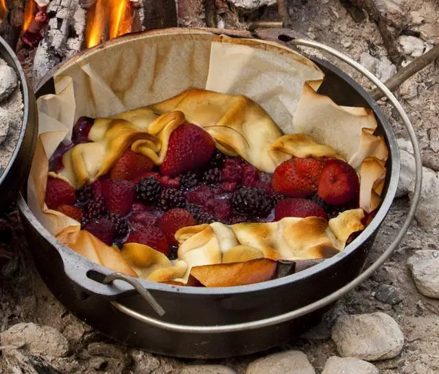 Alt view image 2 of 3 - Inch Diameter Parchment Paper Dutch Oven Liner - 100% Biodegradable Dutch Oven Liner - Easy Camp Cooking Cleanup - 8 Pack