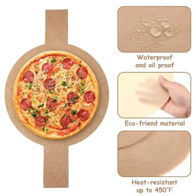 Alt view image 3 of 7 - Round Parchment Paper Precut Cake Pan Liners with Lift Tabs