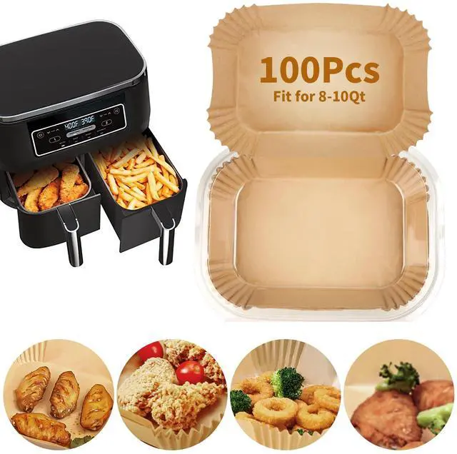 Main image of Air Fryer Paper Liners for Ninja DZ201/DZ401/DZ550/DZ302/SL401/SL451