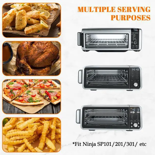 Alt view image 5 of 7 - 12 x 12 inch Parchment Paper Liners Air Fryer Disposable Square130 Pcs, Perforated&without Holes Sheets Combo, 65-Pcs Each, Accessories for Ninja SP, Cuisinart, Breville, Instant Pot