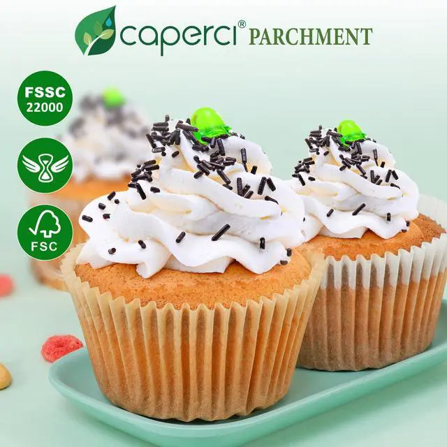 Alt view image 2 of 7 - Parchment 200pcs Jumbo Muffin Liners for Baking - Natural Paper Large Cupcake Liners for Jumbo Muffin Pan, Balanced Non-Stick/Excellent Grease-proof, No Smell, Food Grade (Natural)