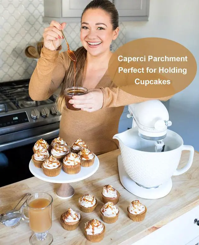 Alt view image 7 of 7 - Parchment 200pcs Jumbo Muffin Liners for Baking - Natural Paper Large Cupcake Liners for Jumbo Muffin Pan, Balanced Non-Stick/Excellent Grease-proof, No Smell, Food Grade (Natural)