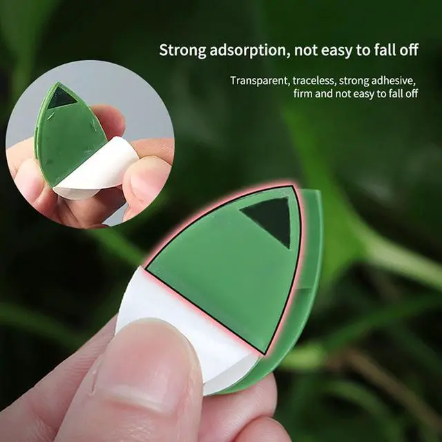 Alt view image 3 of 6 - Plant Climbing Wall Fixture Clips, Plant Fixer Invisible Wall Vines Fixing Clips with 72 Pcs Acrylic Adhesive Sticker, Self-Adhesive Hook Plant Vine Support Holder