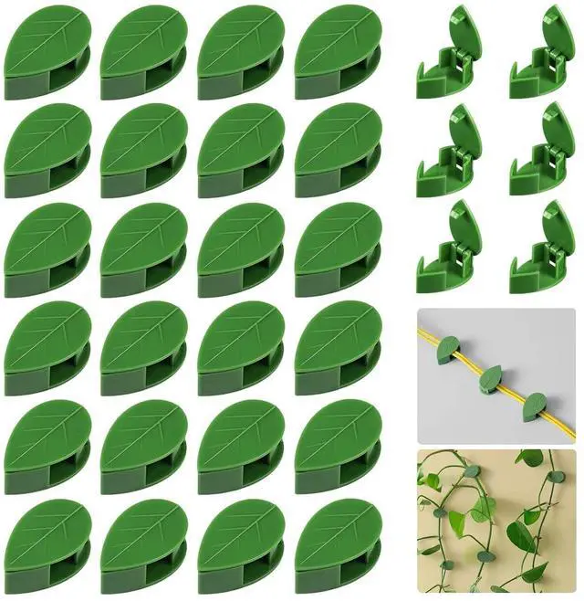 Main image of Pieces Plant Climbing Wall Fixture Clips Self-Adhesive Plant Fixer Invisible Wall Vines Fixing Clips Hook Plant Vine Traction Cable Wire Fixing