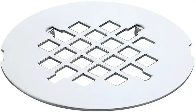 Main image of inches Snap-On Round Shower Drain Cover, Stainless Steel (Chrome)