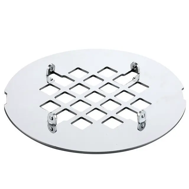 Alt view image 4 of 7 - inches Snap-On Round Shower Drain Cover, Stainless Steel (Chrome)