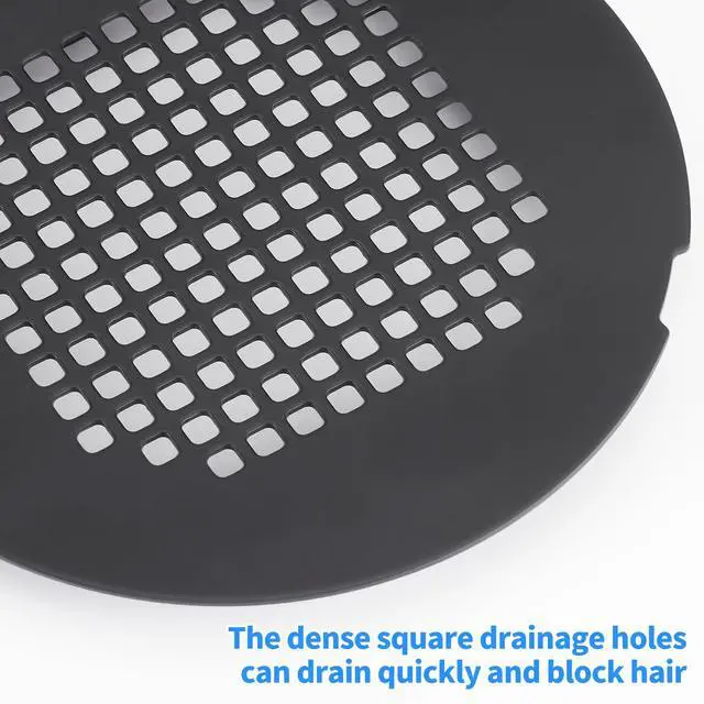 Alt view image 4 of 6 - Shower Drain Cover, Drain Hair Catcher Snap-in Replacement Strainer