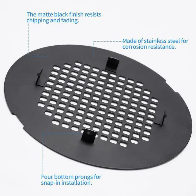 Alt view image 6 of 6 - Shower Drain Cover, Drain Hair Catcher Snap-in Replacement Strainer