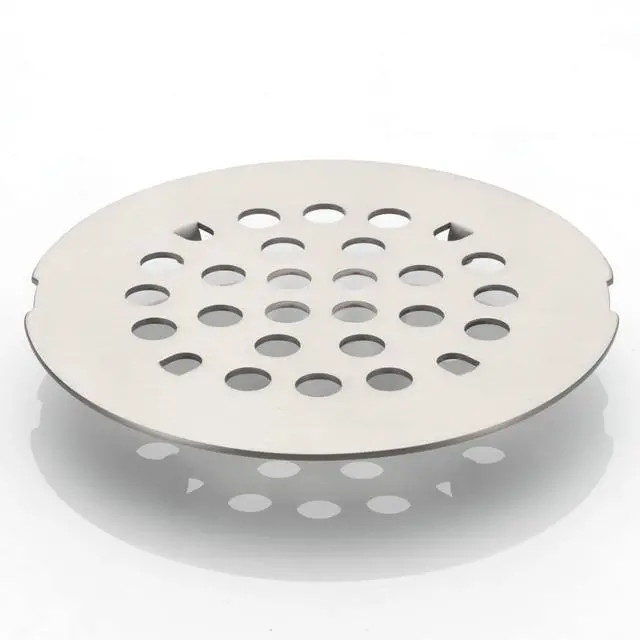 Main image of Snap-in Shower Drain Cover 4-1/4 inch Shower Strainer Grid Round