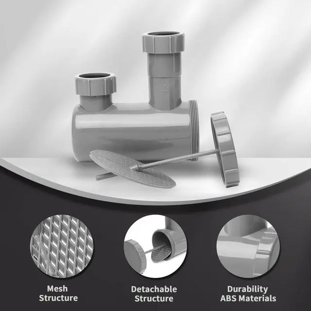 Alt view image 2 of 7 - Trap for Shampoo Bowl, Easy-Fit Drain Catcher