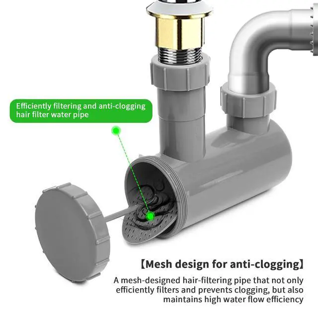 Alt view image 6 of 7 - Trap for Shampoo Bowl, Easy-Fit Drain Catcher