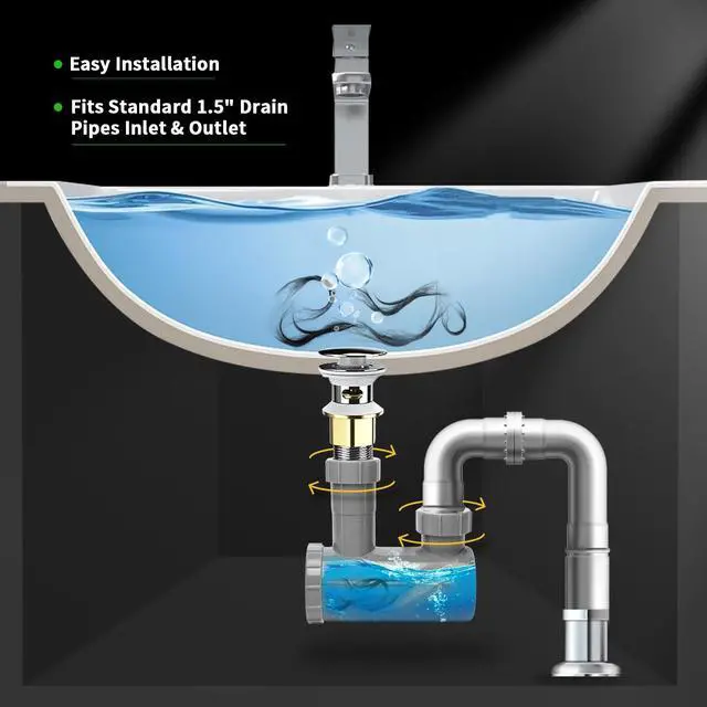 Alt view image 4 of 7 - Trap for Shampoo Bowl, Easy-Fit Drain Catcher