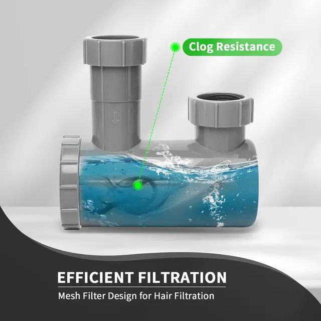 Alt view image 3 of 7 - Trap for Shampoo Bowl, Easy-Fit Drain Catcher