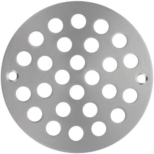 Main image of Shower Drain Cover,Round Screw-in Floor Drain Cover,Easy-to-Install Replacement Cover Brushed Nickel