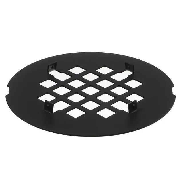 Alt view image 7 of 7 - Black Snap-in Shower Drain Cover, 4-1/4 Od Snap-in Shower Drains Cover Replacement, Stainless Steel Drain Stopper Bathroom Sink Easy to Install