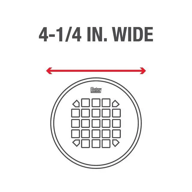 Alt view image 6 of 7 - Universal 4-1/4 in. Round Snap-Tite Shower Strainer, Matte Black